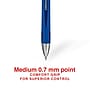 Staples Sonix Retractable Gel Pens, Medium Point, 0.7mm, Blue Ink, Dozen (13563-CC)~#|#~0628A11E-449A-4BDF-8F68B4ACB8458633_sc7