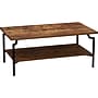 Household Essentials Crown 43.3"W x 23.6"D Laminate Coffee Table, Hickory/Black (8235-1)~#|#~0632CF8C-99C3-4B64-A7BE9581B7CDF0EC_sc7