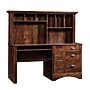 Sauder Harbor View 62"W Computer Desk with Hutch, Curado Cherry (420475)~#|#~0639AE19-8C09-4286-912F653D701FA154_sc7