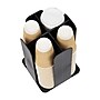 Mind Reader 4-Compartment Cup and Lid Carousel Coffee Countertop Organizer, Black (CDISP-BLK)~#|#~063A8EF3-B218-4280-B3439615EFB517CA_sc7