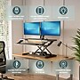 VersaDesk PowerPro Elite 40"W Electric Adjustable Standing Desk Converter, Black (VDPPE4024-BB)~#|#~063C135E-34CC-4CF7-A6A9824A0B13BD95_sc7