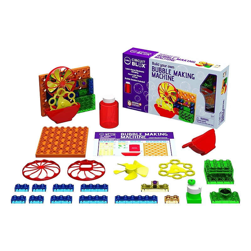 E-Blox Circuit Blox BYO Bubble Making Machine Student Set, 27/Set (EBLCB1184SS) image 1