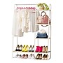 Iris 12.38" x 10.5" Garment Rack, White Metal (596276) ~#|#~0644606B-2A79-4985-95457908E7CA2E4A_sc7
