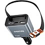Overtime A50 72W USB-C and USB-A Car Charger with 2 ft Retractable USB-C Cable, Black (OCA50BK) ~#|#~064DCAF0-5F67-42AC-84884B893DF6D8AE_sc7