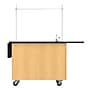 Diversified Woodcrafts Mobile Science Laboratory Rectangular Demo Unit, 48" x 24", Black (4121K)~#|#~065254FC-44E4-4CDC-ABD781243B8B3A2A_sc7