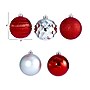 Nearly Natural Holiday Shatterproof Red Christmas Tree Ornament Box Set, 80mm, 40/Set (D1000-RD)~#|#~06527058-548C-4C8B-88A26A48B6DD947C_sc7
