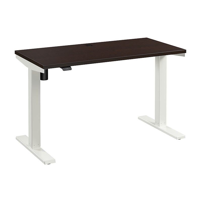 Bush Business Furniture Move 40 Series 48"W Electric Adjustable Standing Desk, Mocha Cherry (M4S4824MRWK) image 1