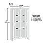 Sauder Isabella Isle 61"H Storage Cabinet with 6 Shelves, White (435688)~#|#~0658F082-2165-40A0-94D755DDD9350ADD_sc7