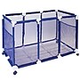 Pool Bins Pool Storage Mesh Rolling Organizer, 15.5-cu. ft., Blue (PBFT-1525)~#|#~065A250C-47C6-4103-A36A9502EFB79481_sc7