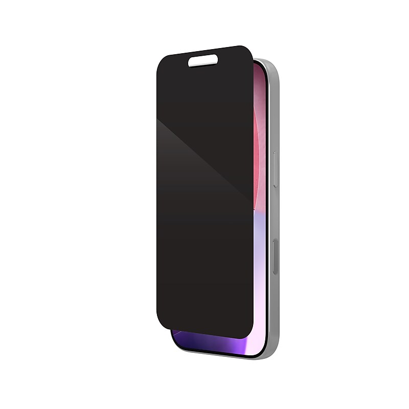 ZAGG Glass Elite Privacy Tempered Glass Screen Protector for Apple iPhone 17 Pro (200118657) image 1