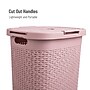 Mind Reader 15.85-Gallon Laundry Hamper with Lid, Plastic, Pink, 2/Set (60HAMP2PK-PNK)~#|#~06614563-B5B2-4985-B267904B523E18B0_sc7