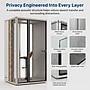 Uncaged Ergonomics Modular Acoustic Office Pod with Ventilation, Lighting and Power, Working, White (POD-W-White)~#|#~0662A07A-C190-4A96-B38BD5EA3B66F361_sc7