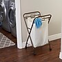 Household Essentials Rolling Foldable Laundry Hamper, Polyester, Bronze (HH7172)~#|#~06634991-FCA2-45E0-AE5920E125E78F1F_sc7