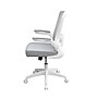 Boss Flip Arm Ergonomic Mesh/Fabric Swivel Task Chair, Gray/White (B6366WT-GY)~#|#~0665DBE1-97FE-42DB-A78CD2D826B3D4F1_sc7