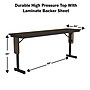 Correll 60"W x 24"D Training Room Table, Laminate, Black Granite (SP2460TF-07)~#|#~066721D9-0C1C-4FF3-A950CC6D72608B3F_sc7