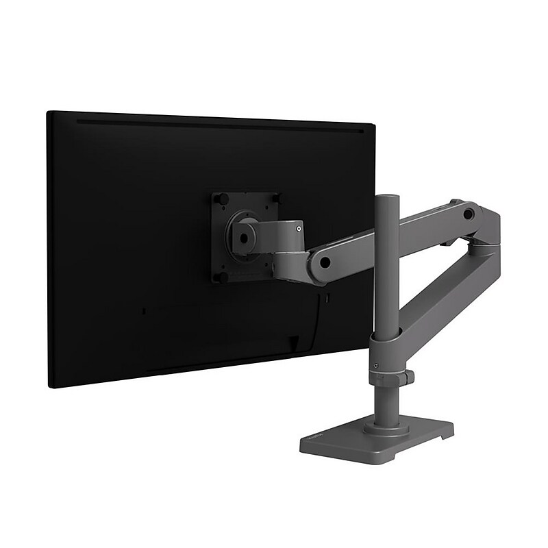 Ergotron LX Pro Adjustable Desk Mount Articulating Arm, Up to 34" Monitor, Dark Gray (45-695-293) image 1