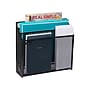 Mind Reader Metal Vertical Desktop Organizer Letter Tray, Black (LETDIV-BLK)~#|#~066AD71E-F951-4ED8-BA9EFC53B842CB43_sc7