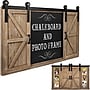 Excello Global Products Rustic Wood Chalkboard with Four 4"x6" Hideaway Photos (EGP-HD-0148)~#|#~066C83FB-E02E-42D8-BEE757475BC1B7CA_sc7