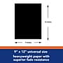 Tru-Ray 9" x 12" Construction Paper, Black, 50 Sheets/Pack, 5 Packs/Bundle (PAC103029-5)~#|#~066EF73D-2696-409F-A9A5AEDC92A0980D_sc7