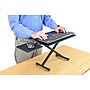 Uncaged Ergonomics KT3 Adjustable Standing Keyboard Stand and Mouse Tray, Black (KT3-B)~#|#~06729CD7-D26B-4F62-B0FB0B0BA145742C_sc7