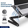 Uncaged Ergonomics WorkEZ Executive 18" Laptop Aluminum Cooling Stand, Black (WEEb)~#|#~0674A731-51BD-4AA5-BC549CB3D9CE5933_sc7