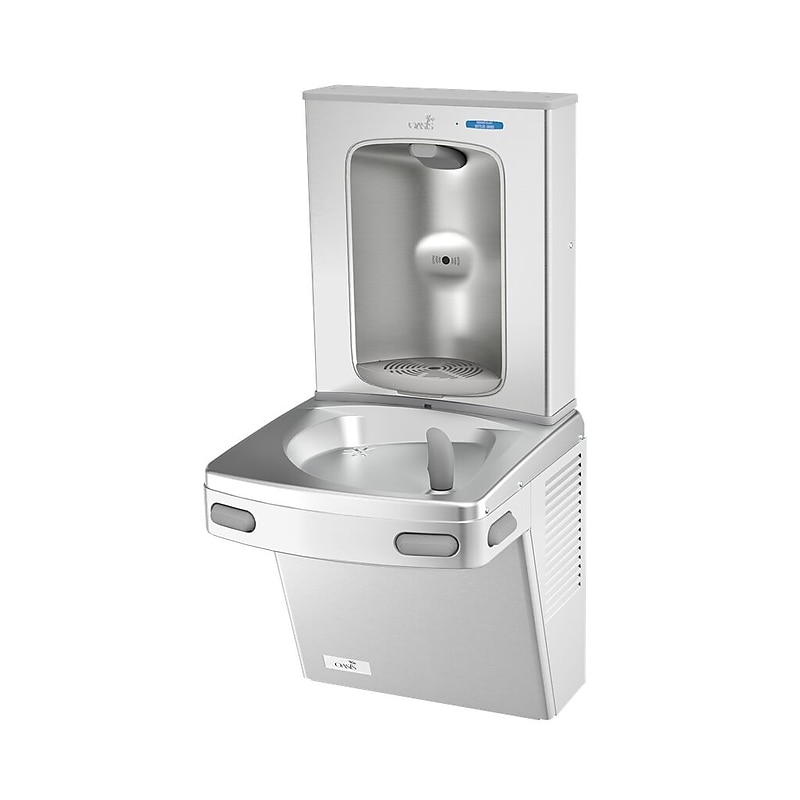 Oasis Versacooler II Single Drinking Fountain, Refrigerated 8 GPH, with Stainless Steel Electronic Bottle Filler (507028) image 1