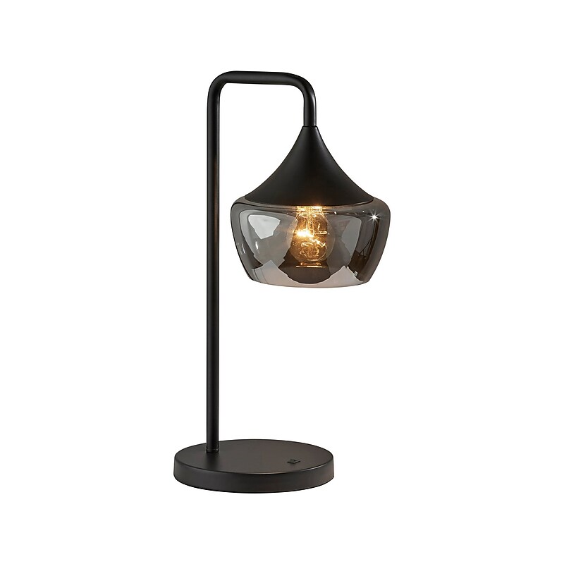 Adesso Eliza Incandescent Table Lamp, Matte Black (2142-01) image 1