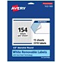 Avery Laser/Inkjet Round Multipurpose Labels, 0.5" Dia., White, 2310 Labels/Pack (94503)~#|#~067AB5F5-CDB6-40C1-B5DA78B9505C03C7_sc7