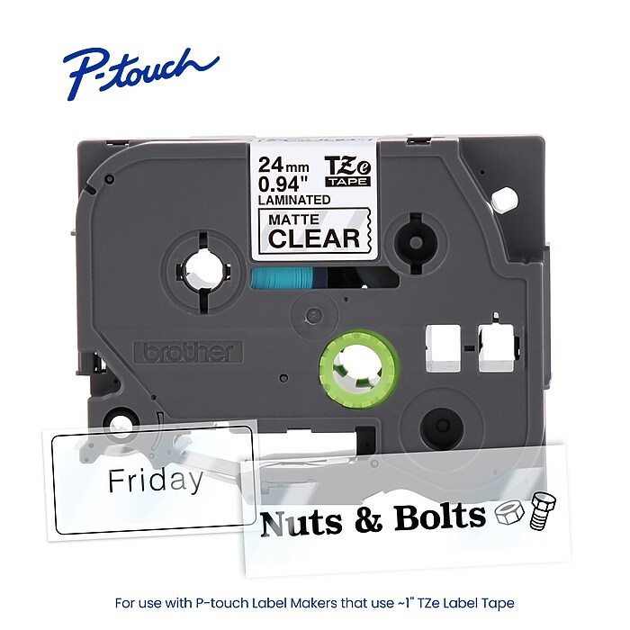 サバジ ページ　27点セット Brother P-touch Premium Matte Laminated Label Tape, ~1