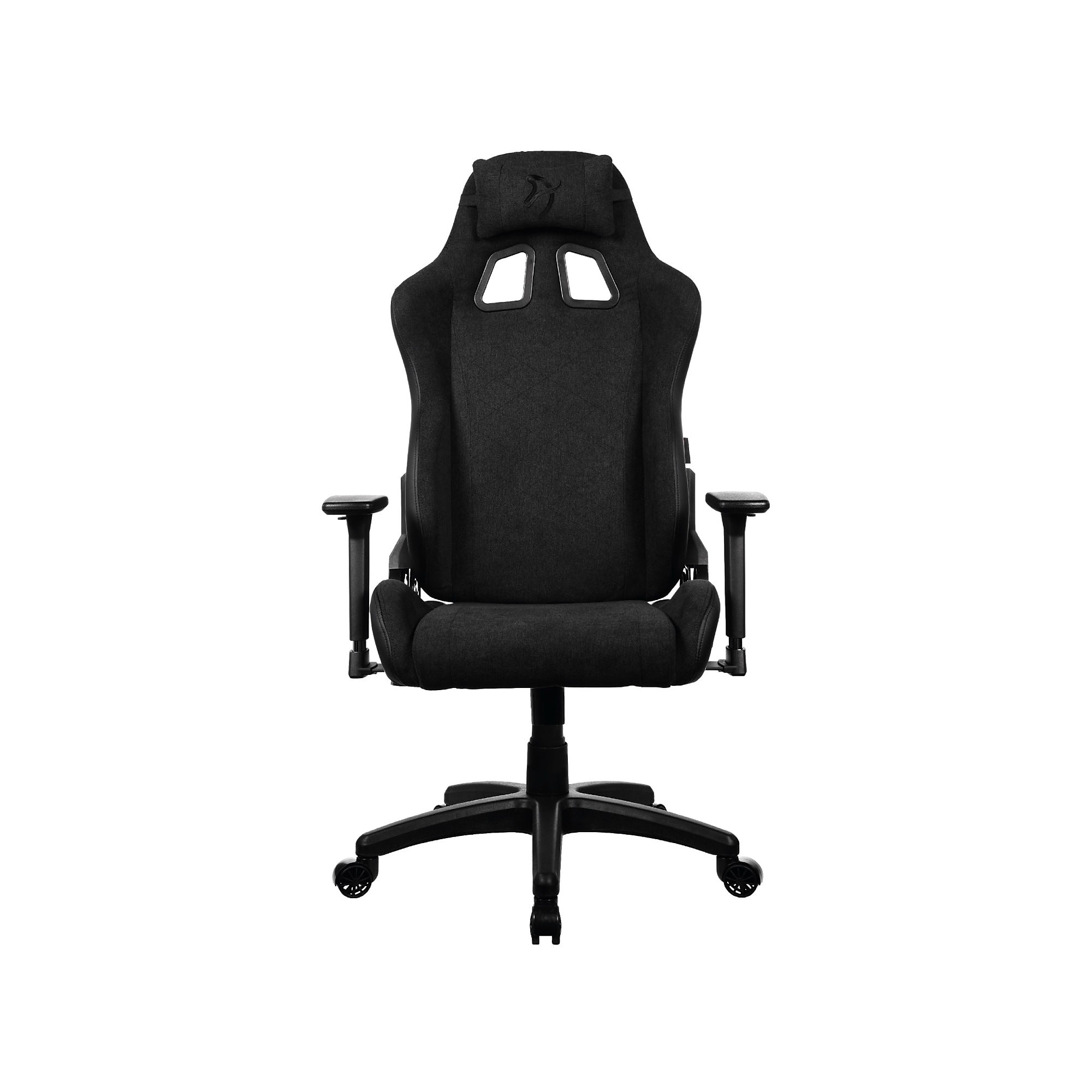 Arozzi Avanti Soft Fabric Ergonomic Racing Gaming Chair, Pure Black (AVANTI-SFB-PBK) Sansujyuku sansujyuku.com