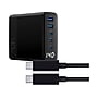 4XEM 140W USB-C to USB-C Laptop GaN Charging Kit, Black (4X140WCHRGKIT6B)~#|#~068264AB-660B-4E95-ADCDD295CCA3A558_sc7