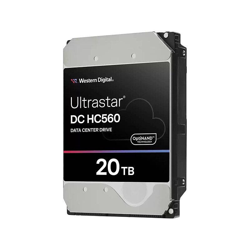 Western Digital Ultrastar DC HC560 20TB 3.5" SAS Internal Hard Drive (0F38652) image 1