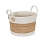 Household Essentials Corn & Hyacinth Wicker Basket with Handles, Natural/Cream (ML-6802)~#|#~0687B6EC-8ACF-4178-94A30D3D16CE42D7_sc7