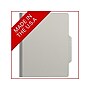 Medical Arts Press Pressboard Classification Folder, 2" Expansion, Letter Size, Gray, 25/Box (DV-T42-02-3GRY)~#|#~0688870C-0550-4512-A6920503835C6E90_sc7