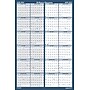 2026-2027 House of Doolittle 37" x 24" Monthly Dry Erase Wall Calendar, Reversible, Blue (3964-26)~#|#~0688BEC7-51FF-40DE-B2E339EB89B27775_sc7