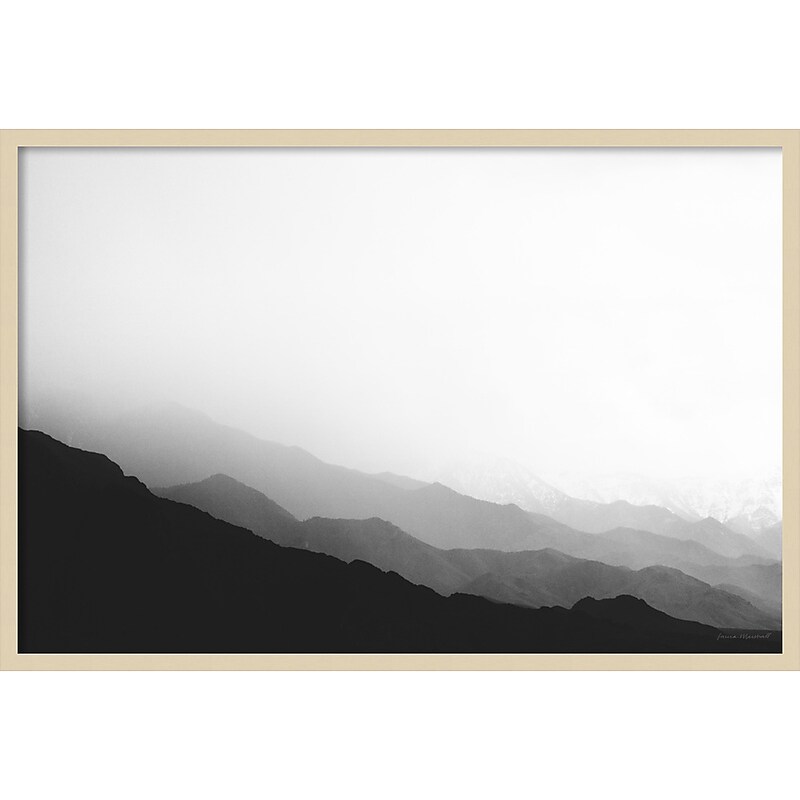 Amanti Art Virgin Mountains II by Laura Marshall Wood Framed Wall Art Print, 41" x 28" (A42677389691) image 1