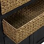 ClickDecor Nelson 31.5"H x 26.5"W Storage Cabinet with Wicker Basket Drawers, Dark Gray (FUCN10069A)~#|#~06897487-4C6B-4D27-8DAEC63096A2D9D1_sc7