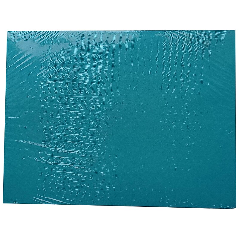 American Paper 12" x 18" Construction Paper, Turquoise, 50 Sheets/Pack (CP12TQ) image 1
