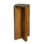 Storied Home Paulownia 9.8"Dia. Wooden Round Accent Table, Brown (EC1709)~#|#~06AAB04F-11DF-420D-A90BDA224A03B072_sc7