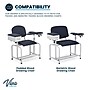 Viva Comfort Wide Adjustable Bariatric Padded Phlebotomy Blood Drawing Chair, 500 lbs. Capacity, Black (ADI997-01D-BLK-HD-MK)~#|#~06AFC690-545B-4B3C-B2902C96FEAE0E12_sc7