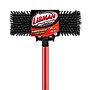 Libman 13.5" Polymer Industrial Heavy-Duty Floor Scrub, Black/Red, 4/Pack (1576)~#|#~06B13E88-C611-42E7-818C98C433D1F13D_sc7