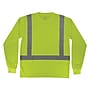 Ergodyne GloWear 8284 High Visibility Long Sleeve T-Shirt, ANSI Type R Class 2, Lime, 3XL (21877)~#|#~06B16A17-393E-4D16-B0FD14946068AC4C_sc7