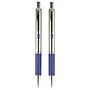 Zebra F-402 Retractable Ballpoint Pen, Fine Point, 0.7mm, Blue Ink, 2 Pack (29222)~#|#~06B3444E-3B6F-42FB-BE222EE8CB51BACA_sc7