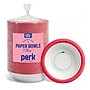 Perk™ Heavy-Weight Paper Bowl, 12 oz., White/Red, 125/Pack (PK54332)~#|#~06B87625-2354-4568-B46B0163520ED4CD_sc7