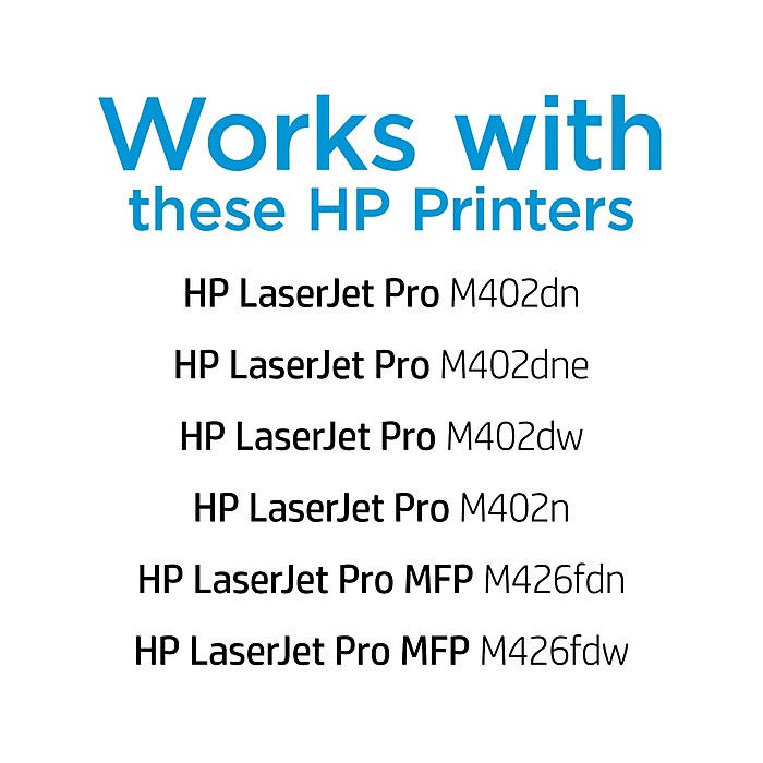 HP 26A Black Standard Yield Toner Cartridge, 2/Pack (CF226AD