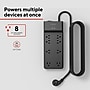 Staples TECH 8-Outlet Surge Protector, 12', 4500 Joules, Black (ST62782)~#|#~06C67A8E-DFC6-4A94-B345E1D417881447_sc7