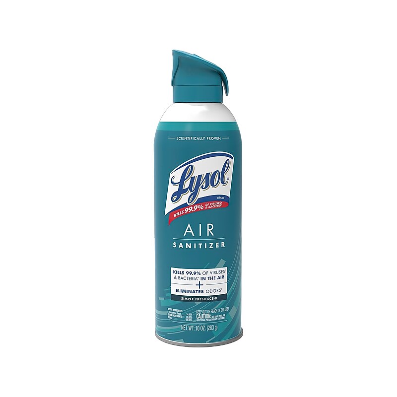 Lysol Air Sanitizer Spray, Simple Fresh Scent, 10 Oz. (3243305) image 1