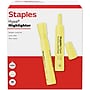 Staples Hype Tank Highlighter, Chisel Tip, Yellow, 36/Pack (ST62941)~#|#~06D95B8A-4AD2-4E10-927C78FCC03413BD_sc7