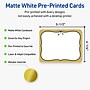 Avery Rectangle Rounded Corners Matte Blank Card, White, 20/Pack (19479370960)~#|#~06DBD3DC-87FF-4B0F-A026B3D599A26F1C_sc7