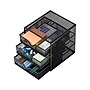 Mind Reader 3-Drawer Desktop Storage Organizer, Black (MINMESH3-BLK)~#|#~06DFB454-872E-4CF2-927F2806DDAA0088_sc7